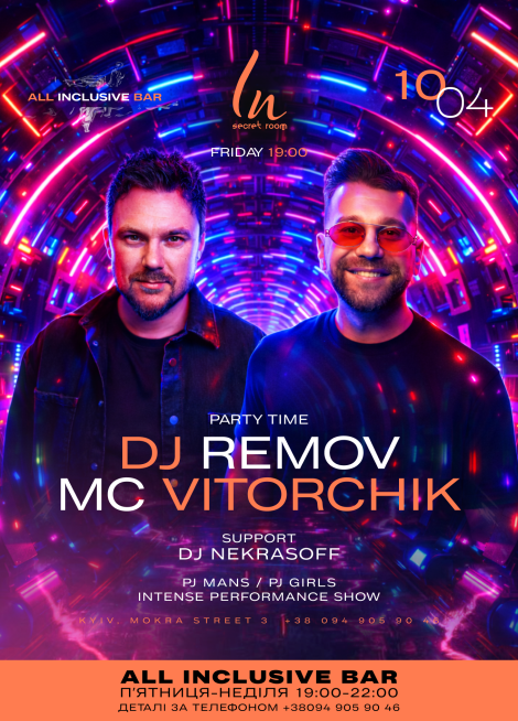 DJ NEKRASOFF, REMOV / MC VITORCHIK