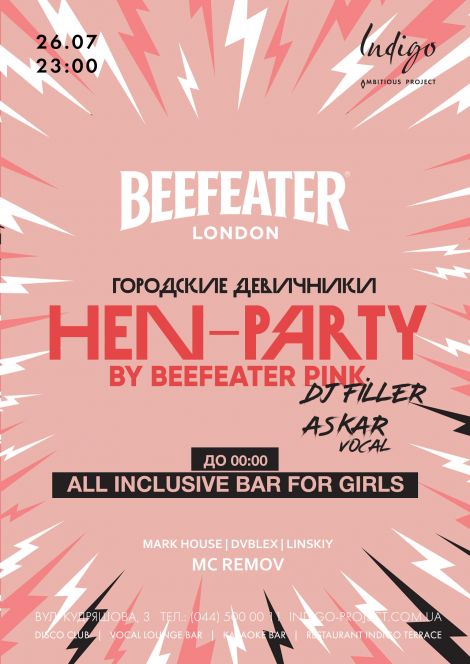 Hen-Party by Beefeater Pink