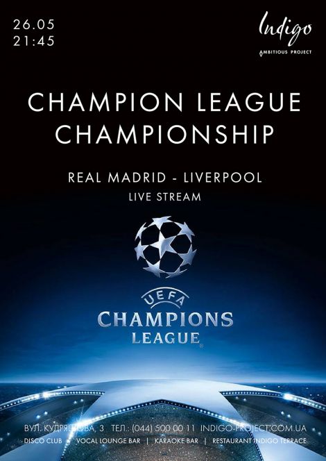 Liga Champions Real Madrid - Liverpool (Live Stream)