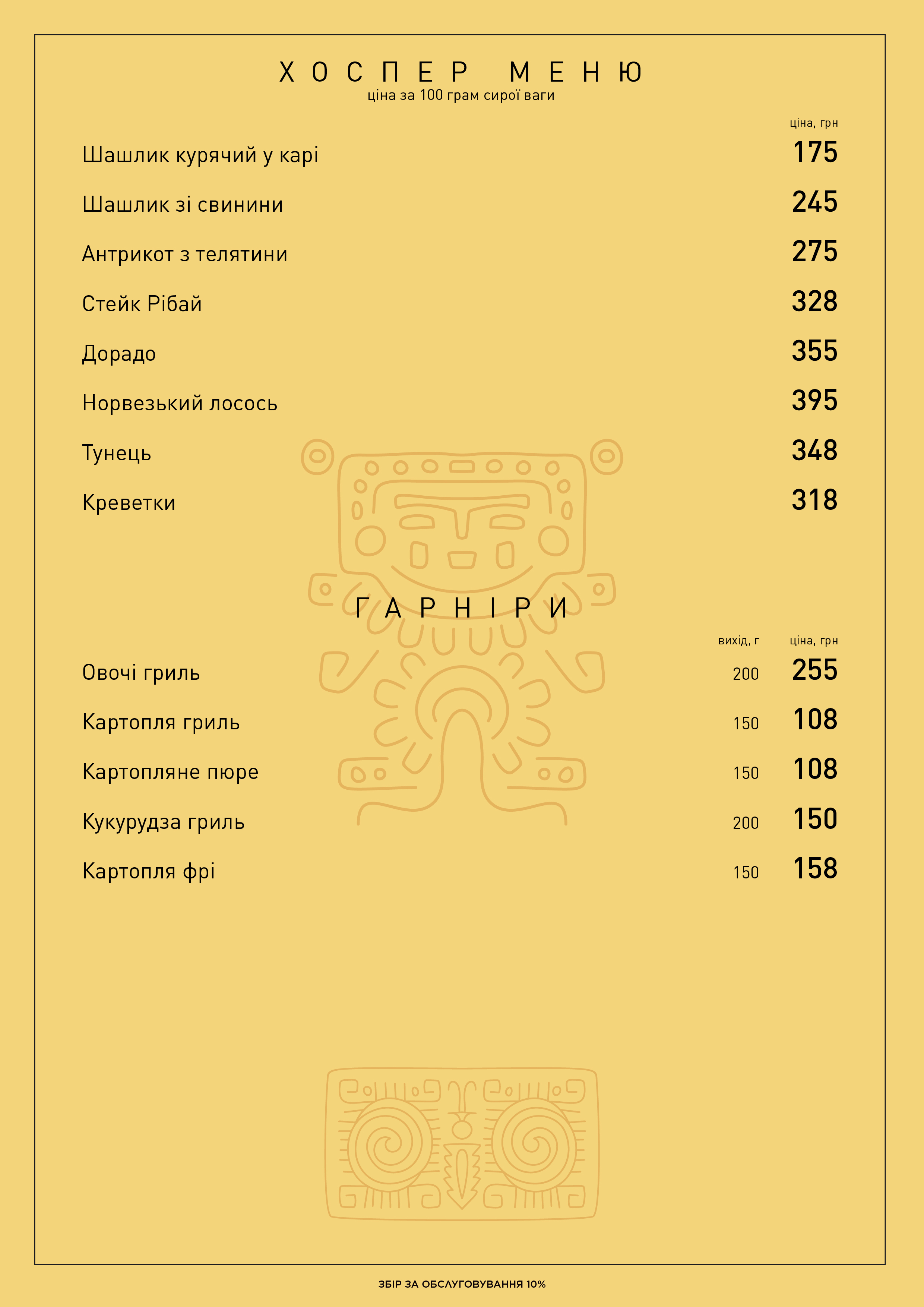 Основне меню