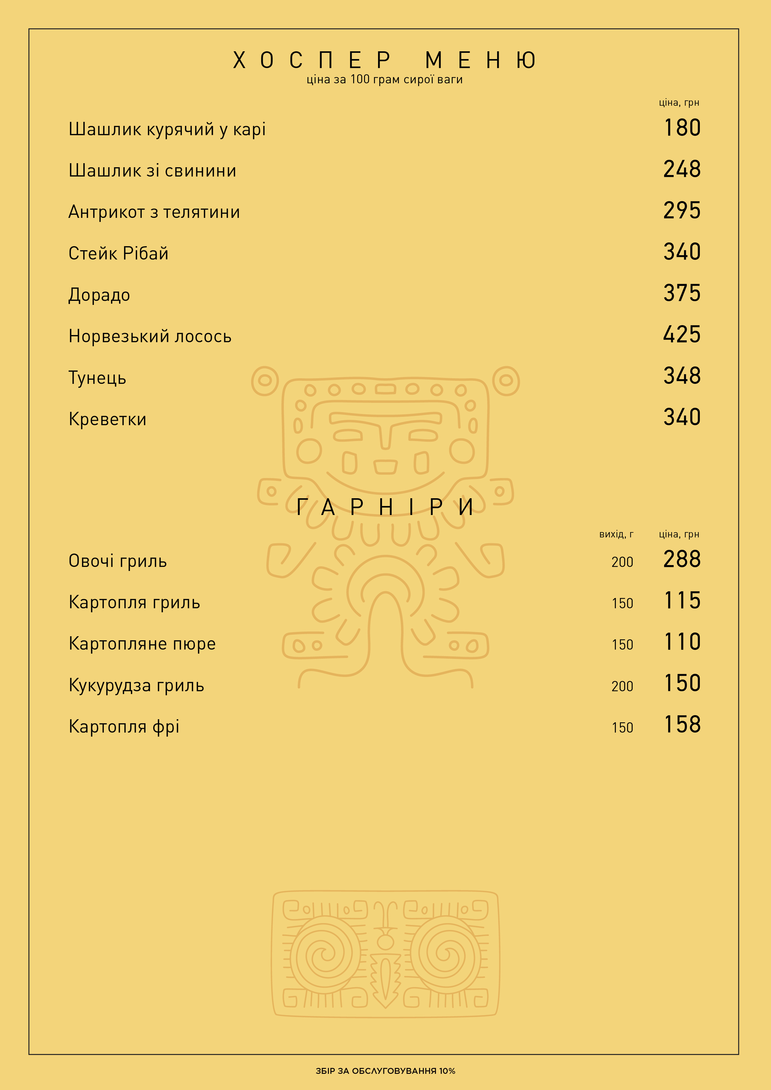 Основне меню